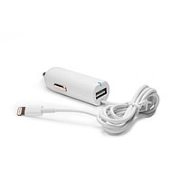 Автозарядка Lightning c USB-портом 2.1A Apple iPhone X, iPhone 8 Plus, iPhone 7 Plus, iPhone 6 Plus, iPad,