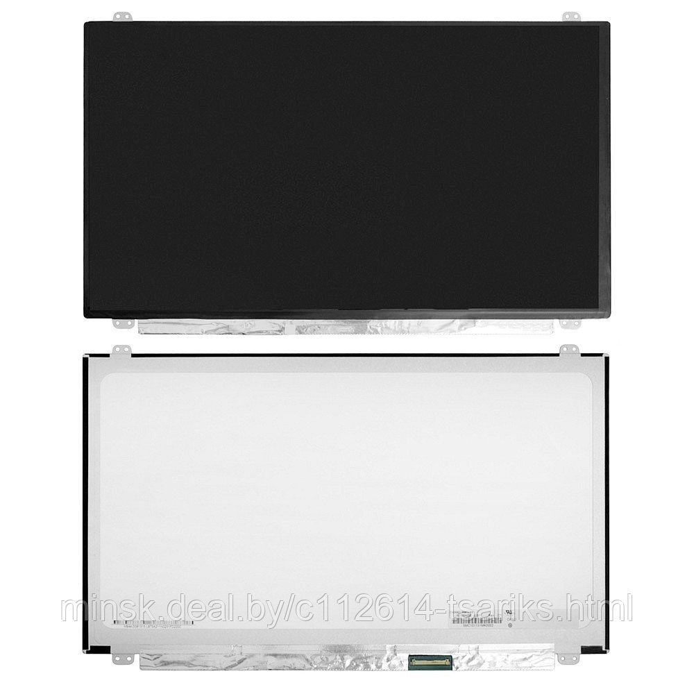 Матрица для ноутбука 15.6" 1920x1080 FHD, 40 pin Slim LED, крепления сверху/снизу (уши). Глянцевая. PN: - фото 1 - id-p101238153