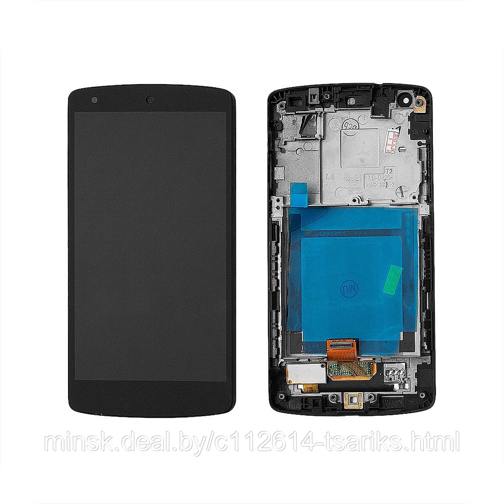 Дисплей, матрица и тачскрин для смартфона Nexus5, 4.95" 1080x1920 A+. Черный. - фото 1 - id-p101238946