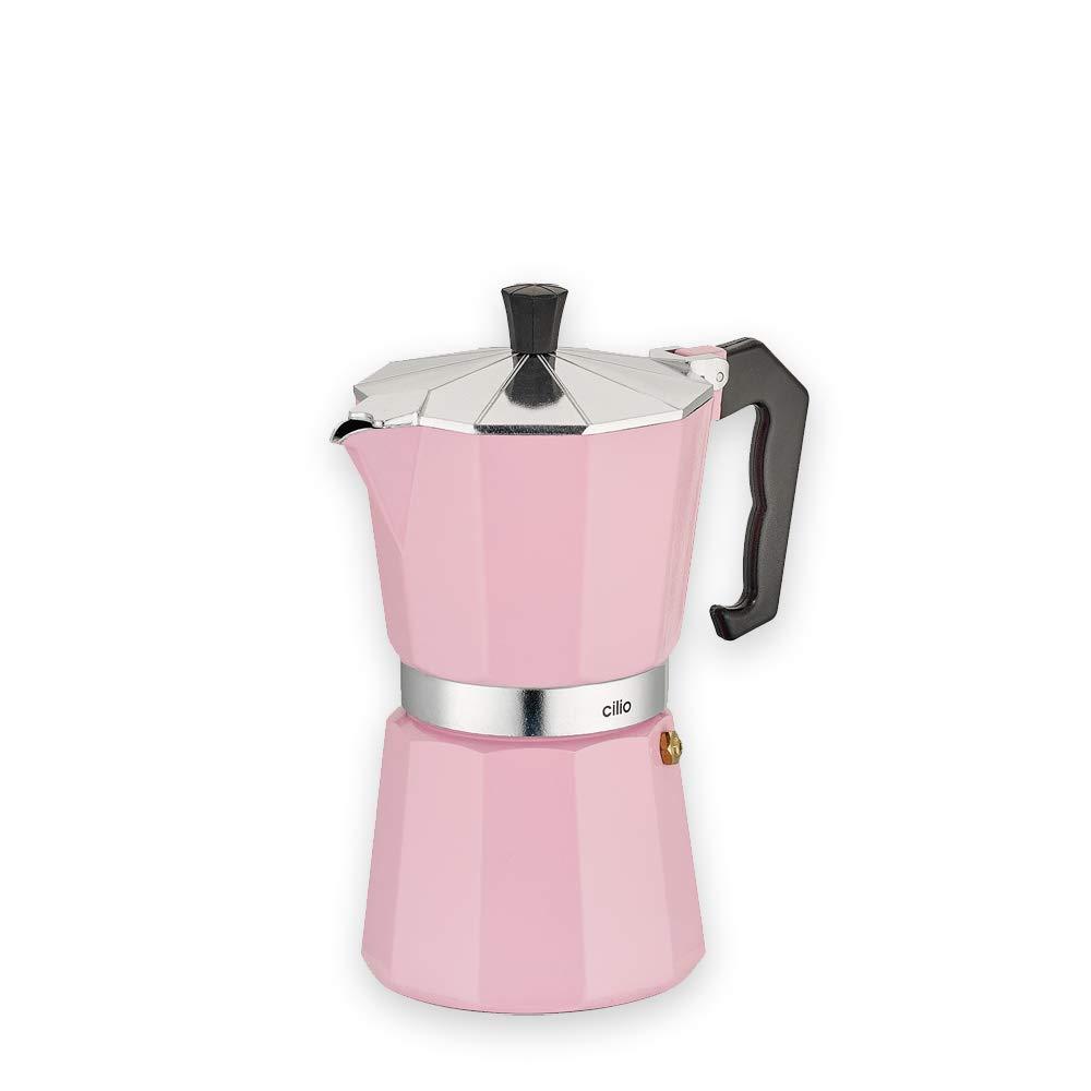 Гейзерная кофеварка CLASSICO 6 порций розовая, Германия - фото 1 - id-p101332664