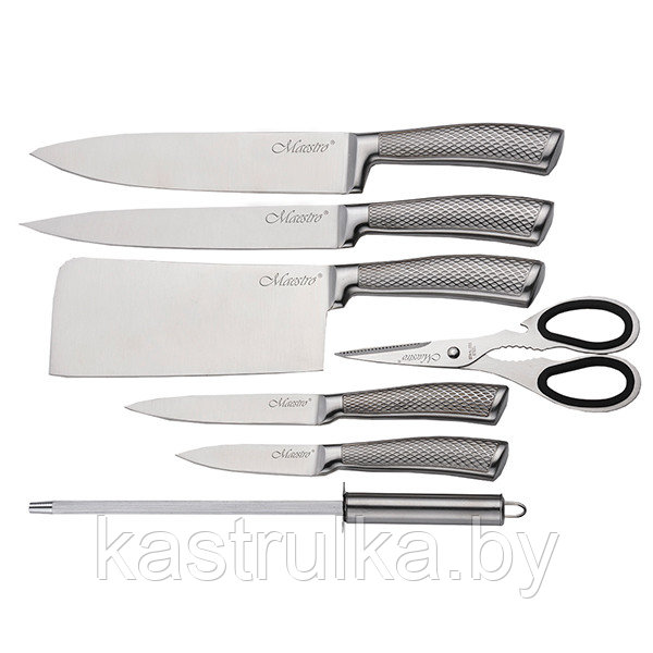 8 пр. набор ножей в акриловой колоде Maestro Mr-1412 - фото 2 - id-p101333298