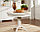 Круглый раздвижной стол Прометей тон белый, фото 2