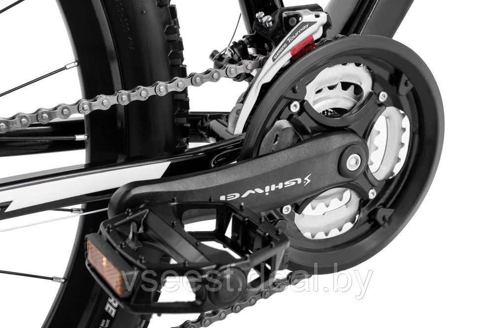 Горный велосипед RS Profi 27,5"" (черный/белый)(sh) - фото 4 - id-p101378090