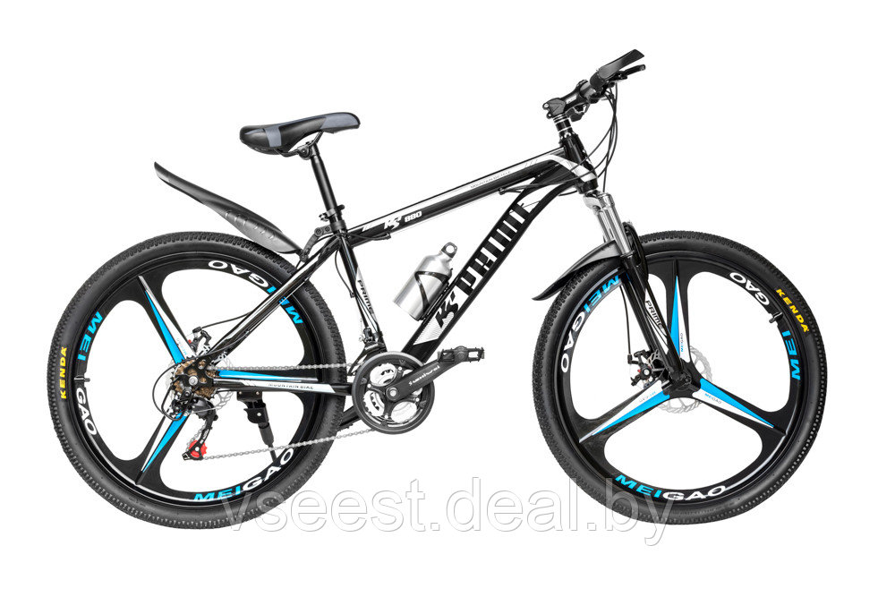 Горный велосипед RS Prime 26"" (черный/белый)(sh) - фото 1 - id-p101378094
