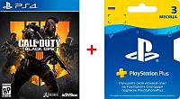 Акция 2 в 1 Игра Call of Duty: Black Ops 4 (PS4 Русская версия)+90 дней Подписка PS+