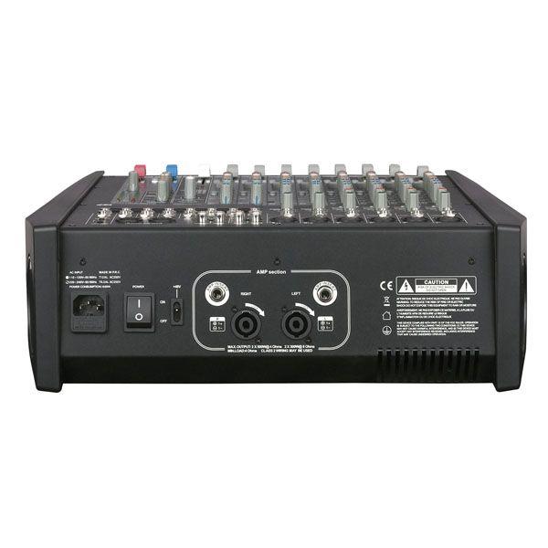 12-канальный настольный/рэковый активный микшер с DSP эффектов и усилителем звука DAP-Audio GIG-1000CFX - фото 2 - id-p101459271