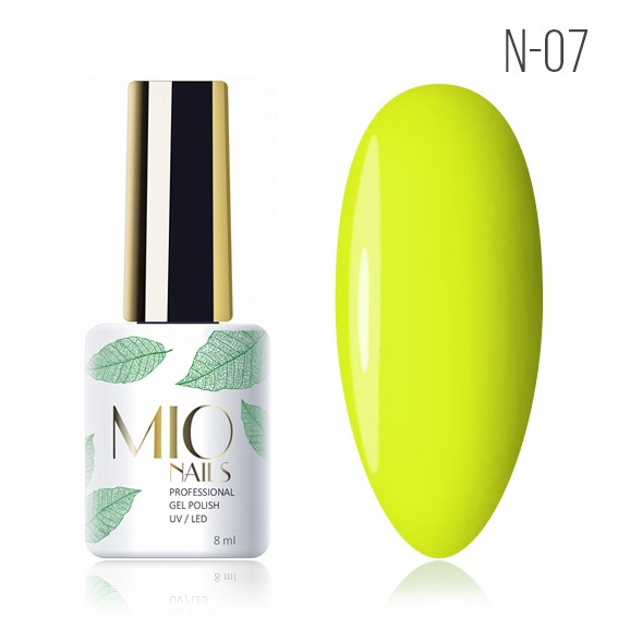 Гель-лак MIO Nails неоновый N-07, 8 мл