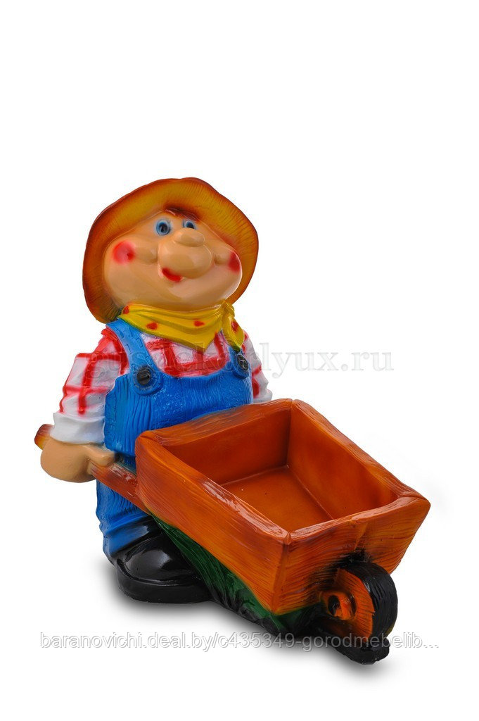Садовод с тачкой