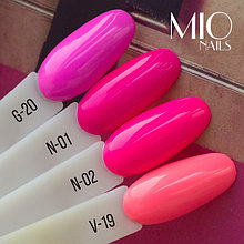 Гель-лаки MIO Nails Neon (неоновые), 8 мл