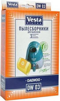 DW-03 комл. 5шт. Daewoo: RC-4805, 8001 Пылесборник VESTA FILTER