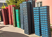 Ящик №12; серый; 435х333х112 мм пластиковый  кондитерский, фото 6