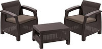 Комплект мебели Corfu Weekend Set, коричневый, фото 1