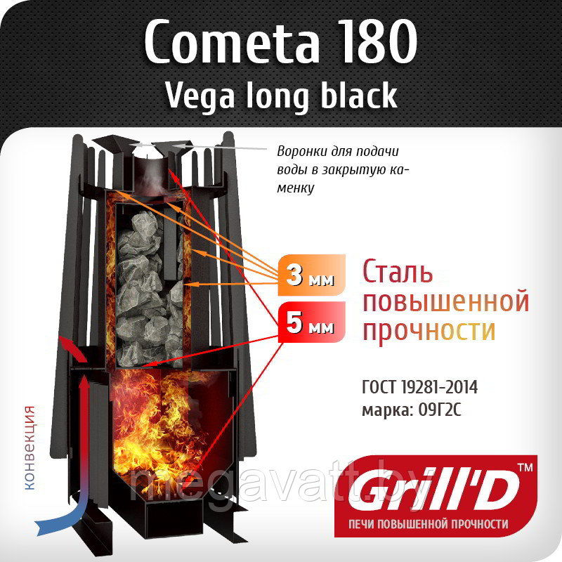 Grill D Cometa 180 Vega Long - фото 1 - id-p101454120