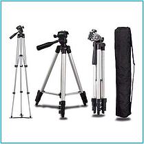 Штатив для камеры и телефона Tripod 3110 (35-102 см) с чехлом, фото 2