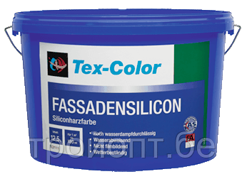 Силиконовая краска Tex-Color Fassadensilicon, 15 л, Германия (РФ)