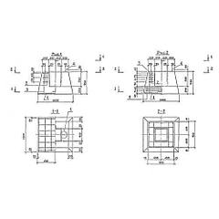 Фундаменты цельные под колонны Серия 1.020.1-7
