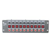 Панель коммутации на 10 каналов SHOWTEC DJ-SWITCH 10F