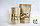 Пакет Дой-пак бумажный с ЗИП замком и прозр окном 70 мм 110х185+(30+30), полосатый 40 г, фото 2