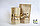 Пакет Дой-пак бумажный с ЗИП замком и прозр окном 70 мм 135х225+(35+35), полосатый 40 г, фото 2