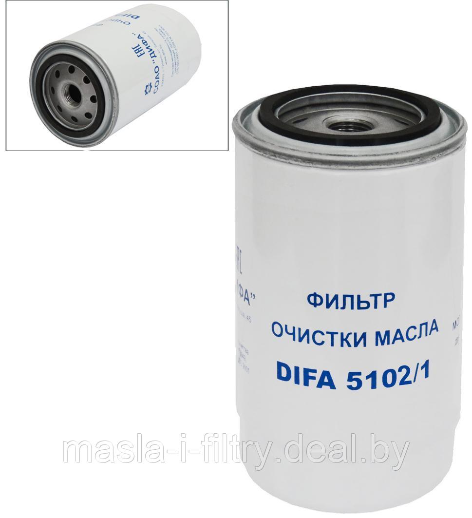 Фильтр масляный (ММЗ Д260) DIFA M5102/1 Фильтры для трактора БЕЛАРУС 1221 (МТЗ 1221) (Д260) - фото 1 - id-p101312506