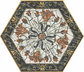 Керамическая плитка Kerama Marazzi Парк Гуэля декор лаппатированный 29x33,4, фото 5