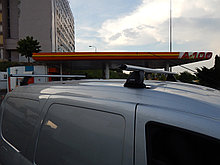 Багажник LUX для Lada Largus (без рейлингов) (аэродинамическая дуга)