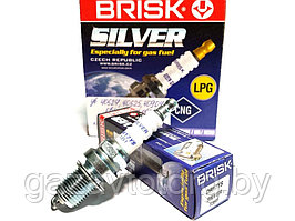 Свеча "BRISK" Silver DR17YS дв.40524,40525,40904 ЕВРО-3 (газ.оборуд) (к-т 4 шт),(Brisk Чехия) DR17YS