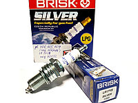Свеча "BRISK" Silver LR17YS дв.406,405,409 (газ.оборуд), к-т 4шт. (Brisk Чехия) LR17YS