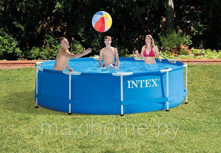 Каркасный бассейн Intex Metal Frame 28202 305х76см + фильтр-насос 1250 л.ч. - фото 6 - id-p101590024