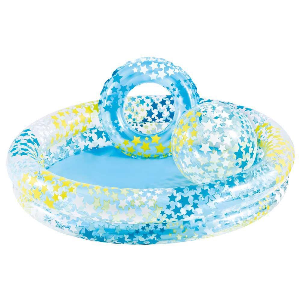 Детский надувной бассейн Intex 59460NP с мячом и кругом