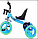 Детский трехколесный велосипед со светящимися колесами  (свет,звук) ,3 цвета, 836, фото 2