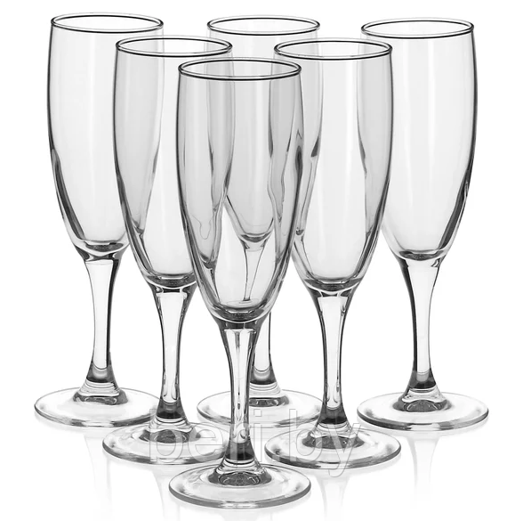 P2505 Набор бокалов, фужеров для вина, шампанского Luminarc Elegans 170 мл, 6 штук - фото 2 - id-p101607782