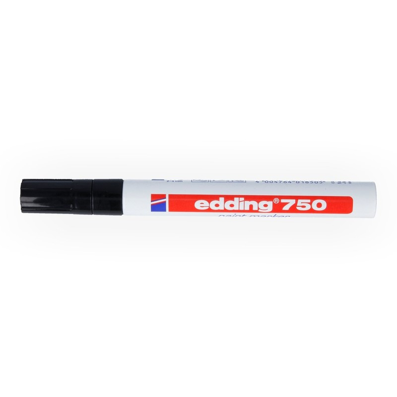 Маркер перманентный на нитрокраске Edding 750 чёрный (цена с НДС)
