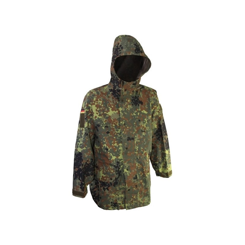 Куртка непромокаемая триламинат Бундесвер (Германия), мембрана GORETEX, Gr.IV (56-58), Флектарн, б/у. - фото 1 - id-p101615611