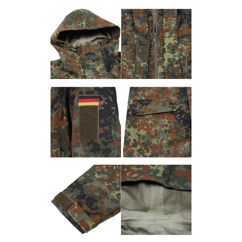 Куртка непромокаемая триламинат Бундесвер (Германия), мембрана GORETEX, Gr.IV (56-58), Флектарн, б/у. - фото 4 - id-p101615611