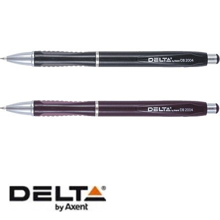 Ручка шариковая Delta by Axent автоматическая 0,7мм, синяя