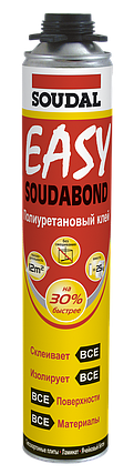 Клей-пена полиуретановая SOULDAL Soudabond Easy Gun, 750 мл, Бельгия, фото 2