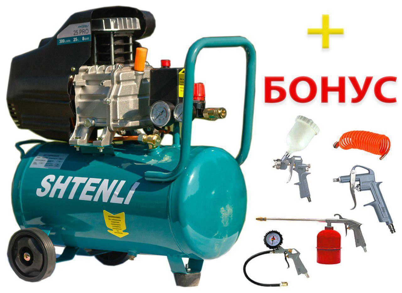 Компрессор Shtenli 50 pro (50 л, 1,8 кВт)
