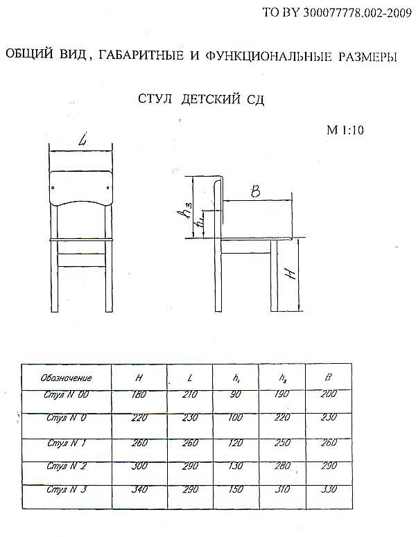 Стул детский - фото 8 - id-p5160337