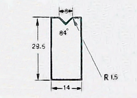 Гибочный инструмент PS 321/84°