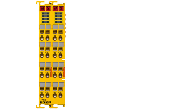 EL2911 | Potential supply terminal, TwinSAFE, 24 V DC, 10 A, 4 safe inputs, 1 safe output, TwinSAFE Logic - фото 1 - id-p101663683