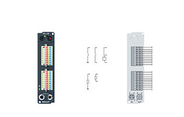 IE2403 | 16-channel digital combi input/output 24 V DC