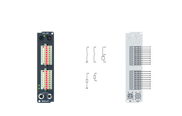 IE2403 | 16-channel digital combi input/output 24 V DC, фото 2