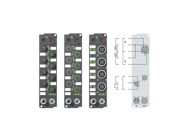 IE100x, IE101x | 8-channel digital input 24 V DC - фото 1 - id-p101663766