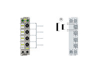 ER7041-0002 | Stepper motor module 50 V DC, 5 A, with incremental encoder, 2 digital inputs, 1 digital output