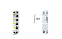 ER4174-0002 | 4-channel analog output ±10 V or 0/4 20 mA, parameterisable, 16 bit