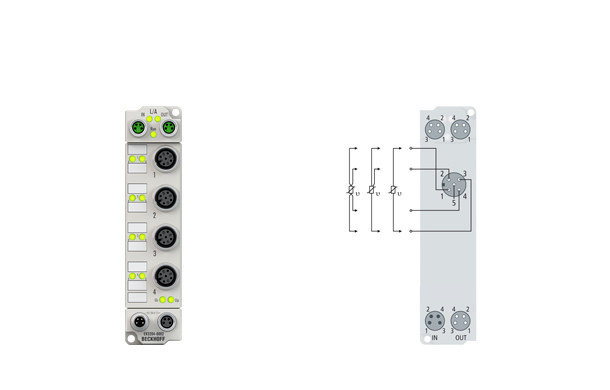 ER3204-0002 | 4-channel analog input PT100 (RTD), фото 2