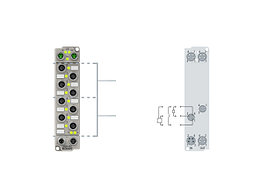 ER2338-x00x | 8-channel digital input or output 24 V DC, freely configurable