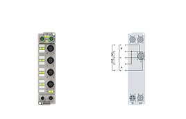 ER1518-000x | 2-channel up/down counter 24 V DC, 1 kHz, 32 bit, adjustable input filters 0…100 ms