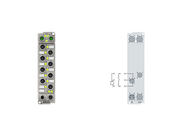 ER1018-000x | 8-channel digital input 24 V DC, 10 µs